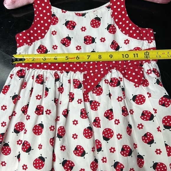 Gymboree beetle bug summer dress size 7 peplum style - Picture 7 of 11